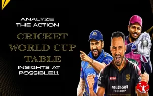 cricket world cup table